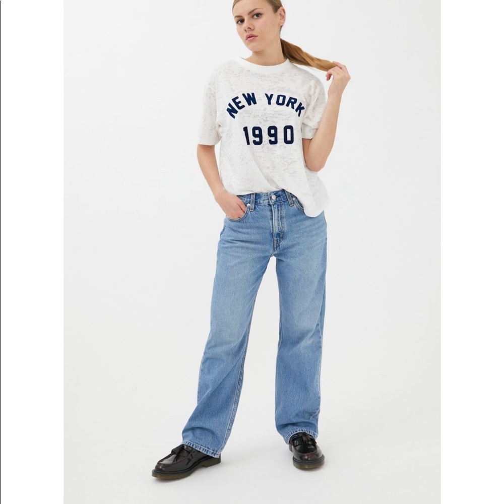 Levis High Loose Straight Leg Jeans